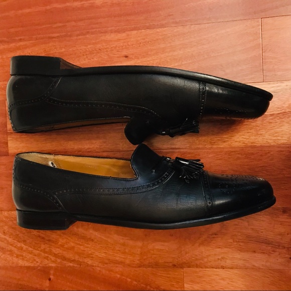 Black Mezlan Loafers/ slip ons - Picture 6 of 7